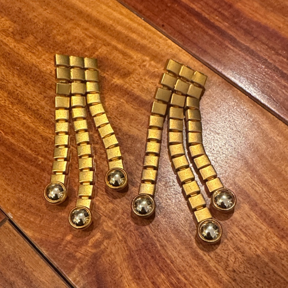 ZZZAP Earrings 1980s Shoulder Duster Style